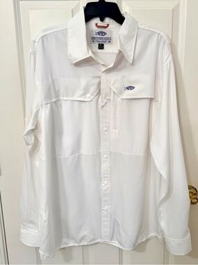 AFTCO  Fishing Shirt Long Sleeve New Without Tags Vented